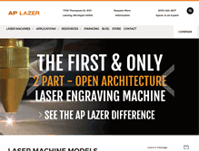 Tablet Screenshot of aplazer.com